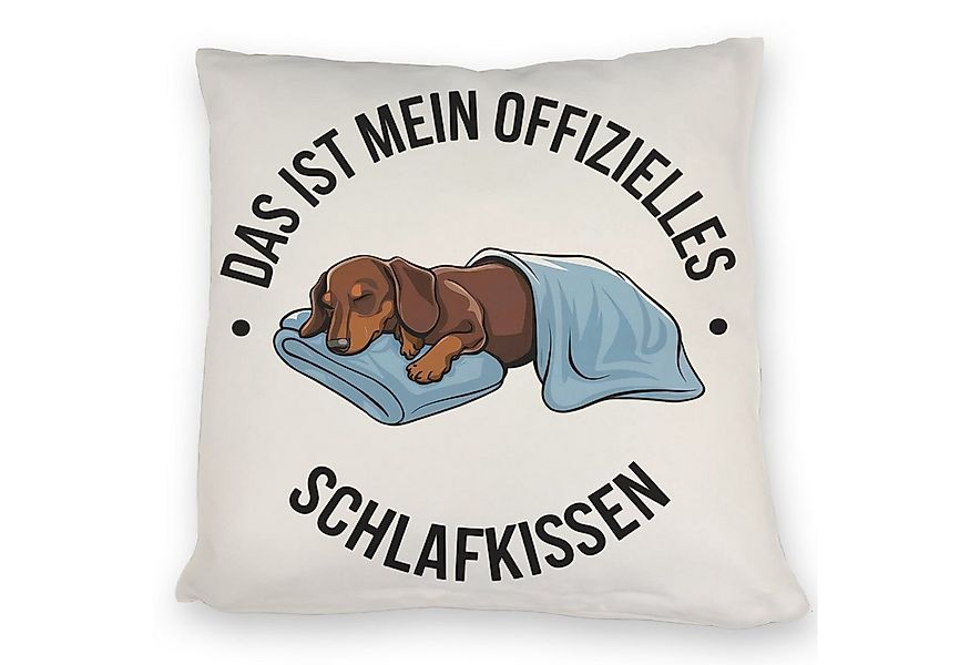 speecheese Dekokissen Schlafender Dackel - Mein SchlafKissen günstig online kaufen