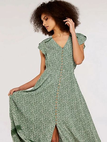 Apricot Druckkleid Irregular Dot Crochet Dress, (1-tlg) mit bestickter Bord günstig online kaufen