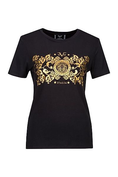 19V69 ITALIA T-Shirt – Bella Lion mit Barockmuster günstig online kaufen