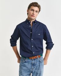 Gant Langarmhemd Regular Fit Popeline Hemd günstig online kaufen