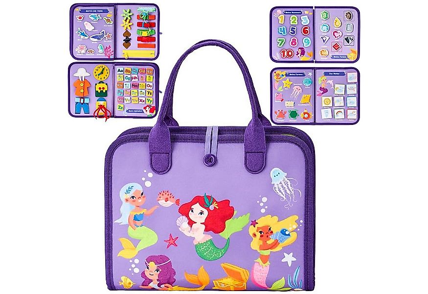 REDOM Lernspielzeug Kinder Tragbares Filz Lernboard Montessori Busy Board ( günstig online kaufen