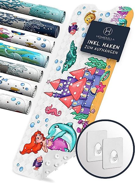 Homerella Badematte rutschfest Kinder - 100% BPA frei Inkl. 2 Haken zum Auf günstig online kaufen