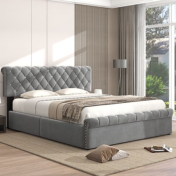 STILVORA Polsterbett bett 140x200 Doppelbett Bettgestell günstig online kaufen