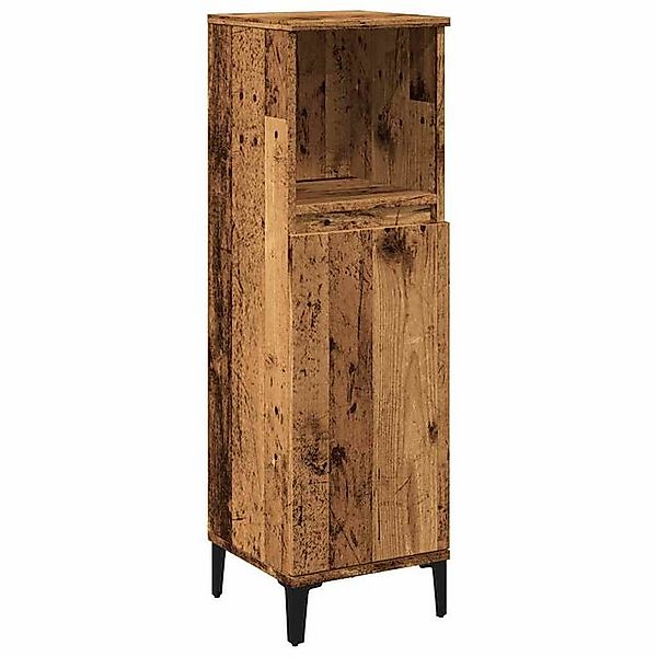 vidaXL Mehrzweckschrank Badezimmerschrank Schrank Nischenschrank Altholz-Op günstig online kaufen