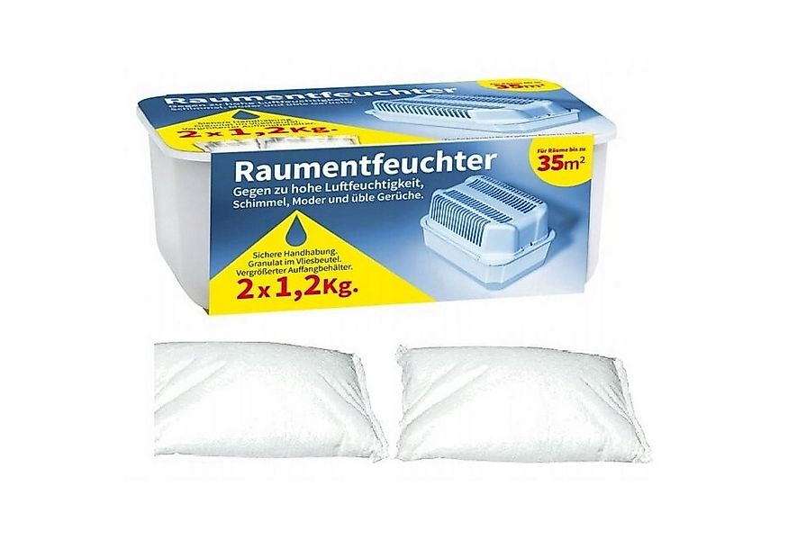 WENKO Granulat-Luftentfeuchter Luftentfeuchter Raumentfeuchter SET 2 x 1,2k günstig online kaufen