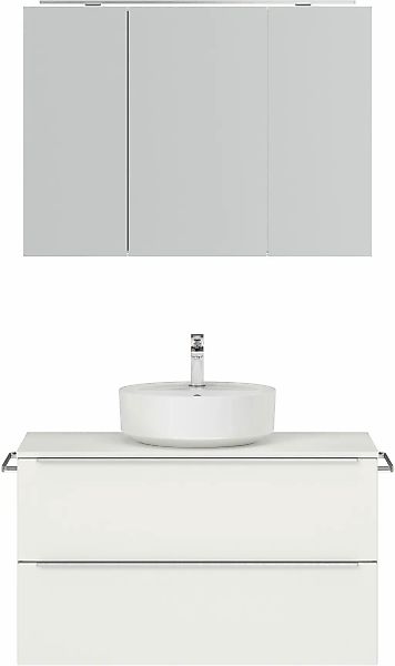 nobilia Badmöbel-Set "Alvene", (2 St., vormontiert, mit Soft-Close), inkl. günstig online kaufen