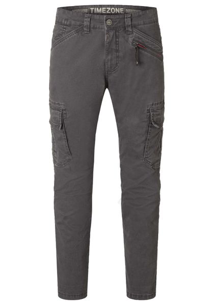 Timezone Herren Cargo Hose REGULAR BENTZ - Regular Fit - Beige Blau Grau Gr günstig online kaufen