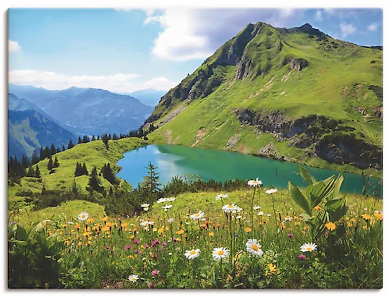 Artland Wandbild »Seealpsee« Berge 1 Stk. tlg. als Leinwandbild, Poster, Wa günstig online kaufen