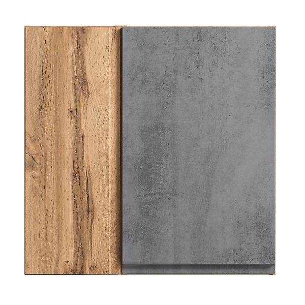 Held Möbel Hängeschrank Ancona 65 cm Betongrau-Wotaneiche günstig online kaufen
