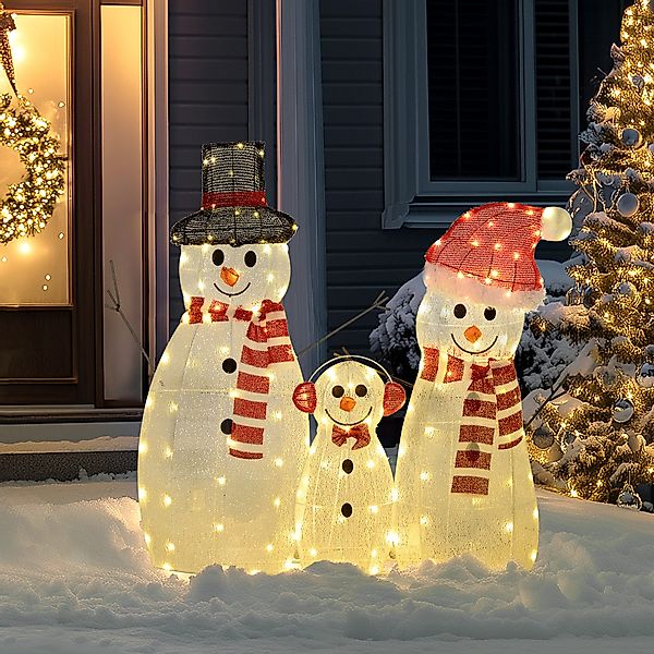 Outsunny Weihnachtsfigur 148er LED Schneemann, in günstig online kaufen