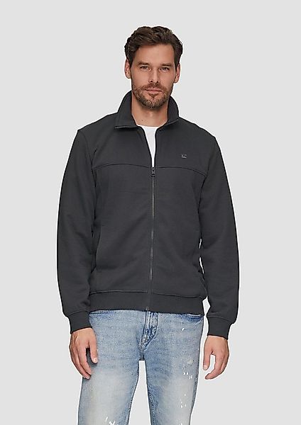 s.Oliver Funktionsjacke Sweatshirt Jacke Sweatjacke mit Stehkragen und Eing günstig online kaufen