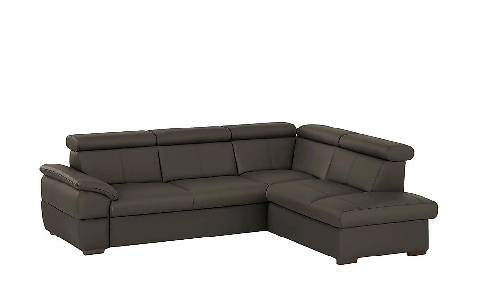 uno Ecksofa aus Echtleder Town ¦ braun ¦ Maße (cm): B: 264 H: 76 T: 210.0 P günstig online kaufen