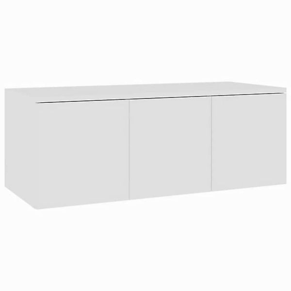 vidaXL TV-Schrank TV-Schrank Weiß 80x34x30 cm Spanplatte Lowboard günstig online kaufen