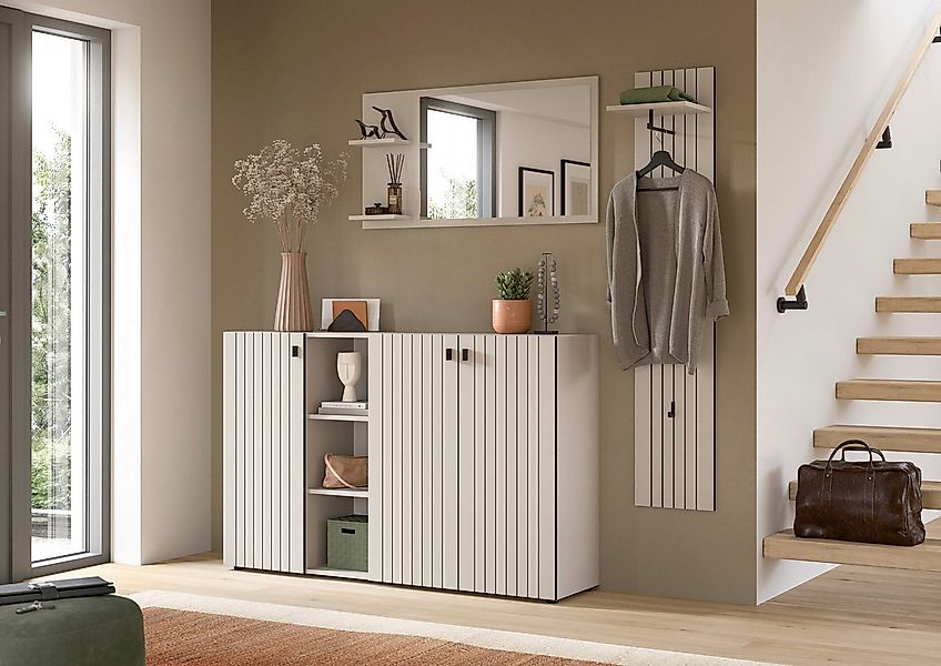 INOSIGN Garderoben-Set TATIO, 3-tlg. Garderobenkombination, Breite: 201 cm, günstig online kaufen