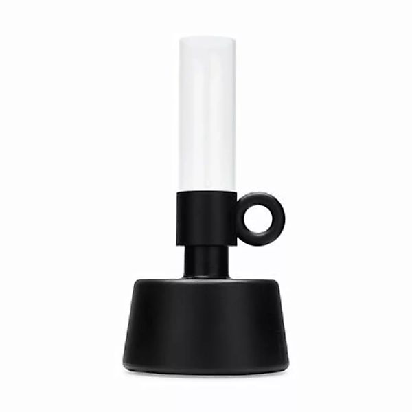 Outdoor-Öllampe Flamtastique plastikmaterial schwarz / Outdoor - Ø 58 x H 1 günstig online kaufen