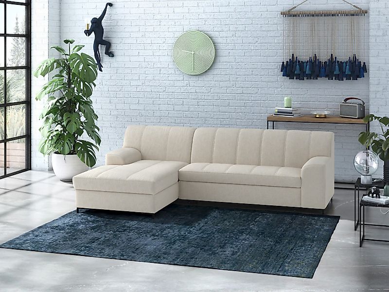 Home affaire Ecksofa "Balme L-Form" Inkl. Zierkissen, wahlweise mit Bettfun günstig online kaufen