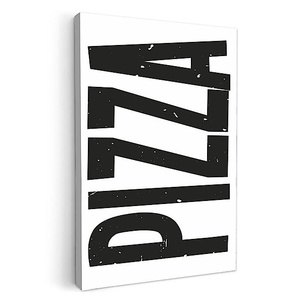 OneMillionCanvasses® Leinwandbild Pizza - Japandi - günstig online kaufen