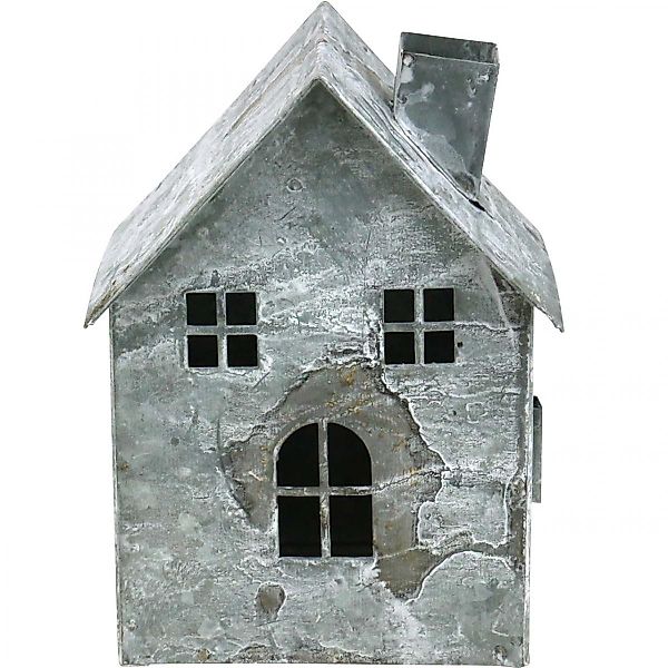 Viana Kerzenhalter Windlicht Haus Metall Shabby günstig online kaufen