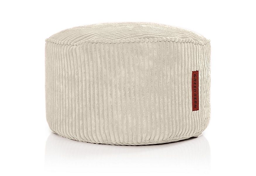 Green Bean Pouf Sitzsack-Hocker Pouf Cord 45x25cm (Indoor Sitzhocker Sitzki günstig online kaufen