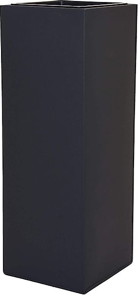 VIVANNO Pflanzkübel Zink BLOCK Säule - Anthrazit Matt (1 St), 24x24x65 cm günstig online kaufen