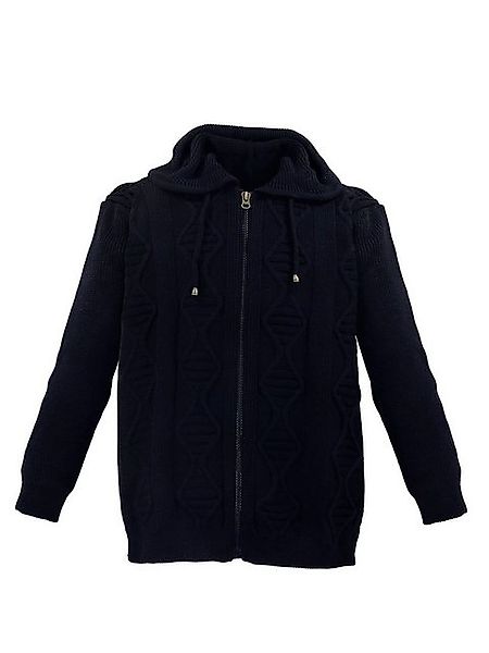 Lavecchia Strickjacke Lavecchia Herren Strickjacke LV-503A Black 3XL Pullov günstig online kaufen