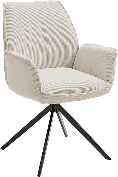 Musterring Esszimmerstuhl »Tiama«, (Set), 2 St., Cord, Stativgestell aus Ei günstig online kaufen