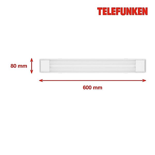 LED-Deckenleuchte Maat, Länge 60cm, weiß, 840 günstig online kaufen