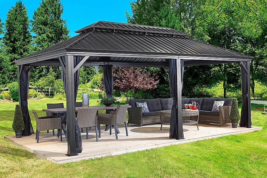 Sojag Pavillon Gazebo Messina, (Set), BxT: günstig online kaufen