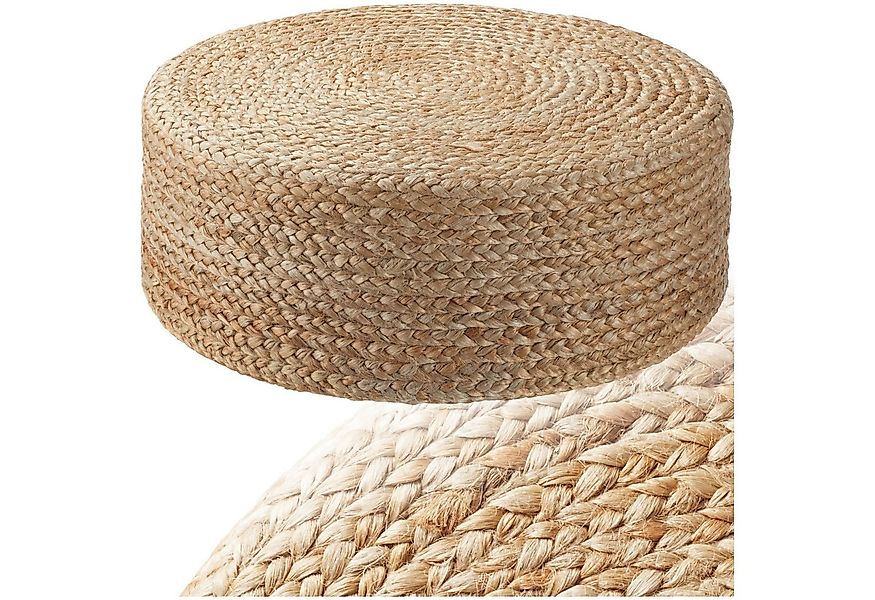 tectake Sitzsack Handgefertigter Pouf, Boho-Stil günstig online kaufen