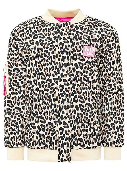 Zwillingsherz Bomberjacke "Wild at Heart" Druckknöpfe, Reißverschluss, Seit günstig online kaufen