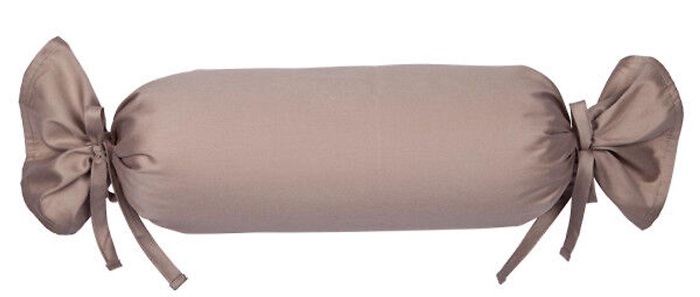 Janine Janine Mako-Satin Bettwäsche Colors 31001 taupe Größe:  15x40 cm günstig online kaufen