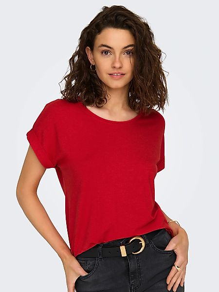 ONLY "ONLMOSTER – Kurzarmshirt mit Aufschlag und klassischem Look" unifarbe günstig online kaufen