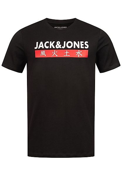 Jack & Jones Print-Shirt ELEMENTS TEE SS CREW NECK Kurzarmshirt aus Baumwol günstig online kaufen