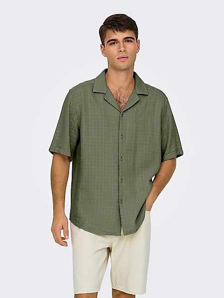 ONLY & SONS Kurzarmhemd ONSLATHAM RLXSS günstig online kaufen