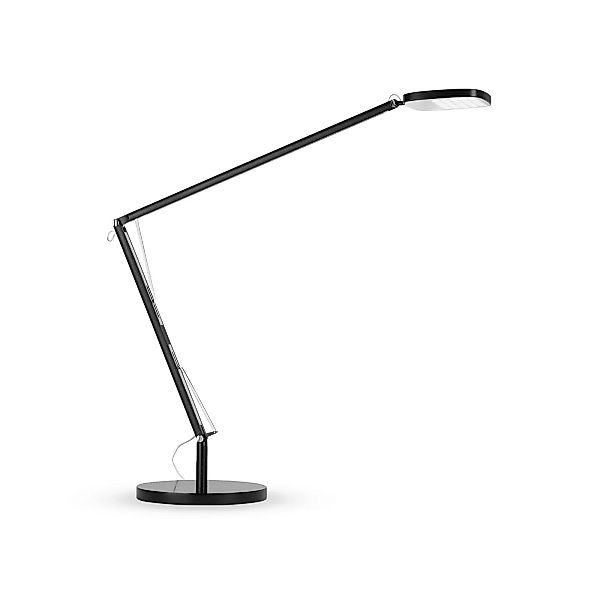 LED-Schreibtischlampe Birdie 930 Fuß rund, schwarz günstig online kaufen