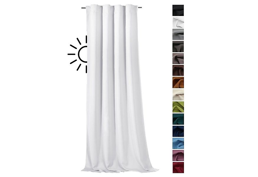heimtexland Verdunkelungsvorhang Thermo Verdunklungsgardine Deko Gardine Vo günstig online kaufen