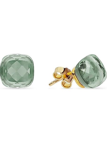 CHRIST Paar Ohrstecker CHRIST Damen-Ohrstecker 585er Gelbgold Farbstein günstig online kaufen