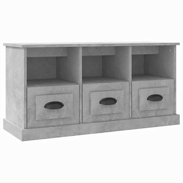 vidaXL TV-Schrank TV-Schrank Betongrau 100x35x50 cm Spanplatte günstig online kaufen