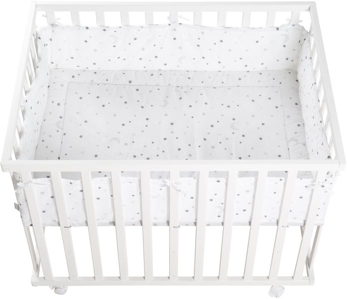 roba Laufgitter "Sternenzauber grau, 100x75 cm" bis 15 kg mit Stoffeinlage günstig online kaufen