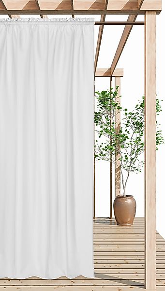 SIIN Outdoorgardine Wasserdichter Terrassenvorhang auf Band günstig online kaufen