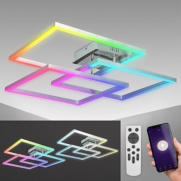 B.K.Licht Smarte LED-Leuchte BK_FR1320 WiFi LED-Deckenleuchte, günstig online kaufen