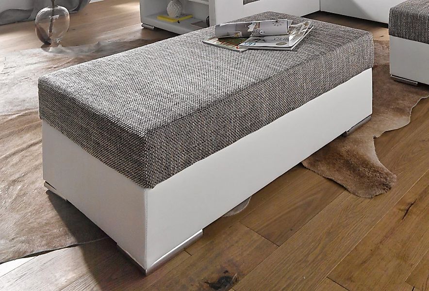 COLLECTION AB Hocker "John", Frei im Raum stellbar, wahlweise mit Federkern günstig online kaufen
