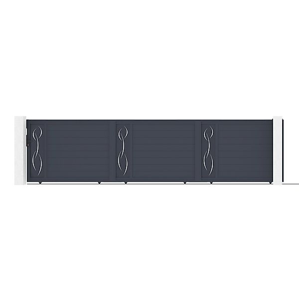 Casanoov Schiebetor 6M Life H 140 Graues Aluminium günstig online kaufen