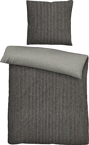 Biberna Wendebettwäsche "Tillmann" 2 Stk. tlg. kuschelig warm im Winter, ge günstig online kaufen