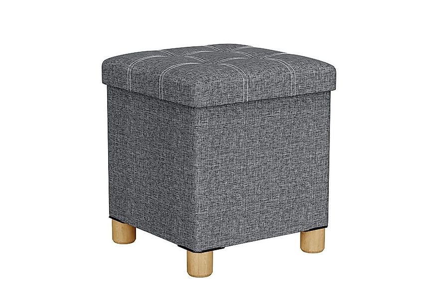 Oak&Tea Stauraumhocker Sitzhocker mit Stauraum – Klappbare Aufbewahrungsbox günstig online kaufen