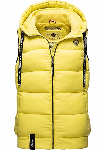 Navahoo Steppweste "Kassidy" stylische ärmellose Damen Weste mit Kapuze günstig online kaufen