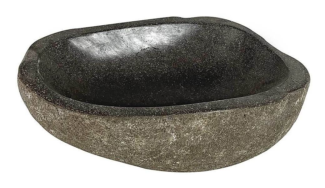 Naturstein Schale Flussstein Steinschale Dekoschale Vogeltränke Garten 25-3 günstig online kaufen