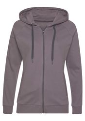 LASCANA ACTIVE Trainingsjacke mit Kapuze mit Logo Tape an den Ärmeln günstig online kaufen