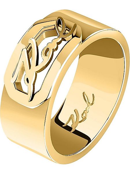 KARL LAGERFELD Fingerring Karl Lagerfeld Damen-Damenring Edelstahl günstig online kaufen