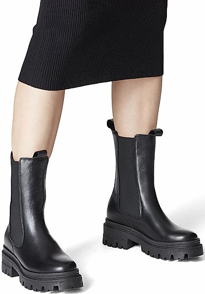 Tamaris Chelseaboots, Blockabsatz, Schlupfboots, Kurzstiefel, beidseitige günstig online kaufen